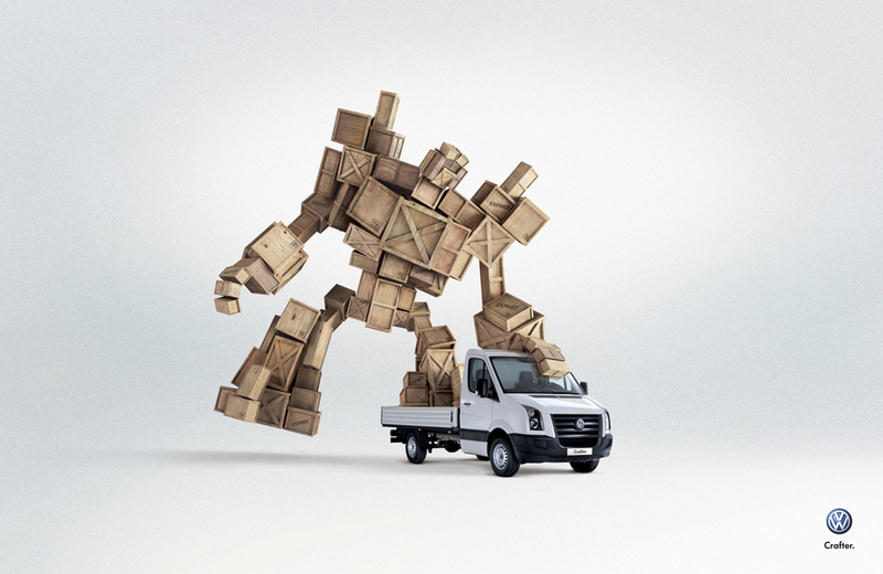 Illustration for article titled Volkswagen Cargo Vans Carry Prehistoric Loads